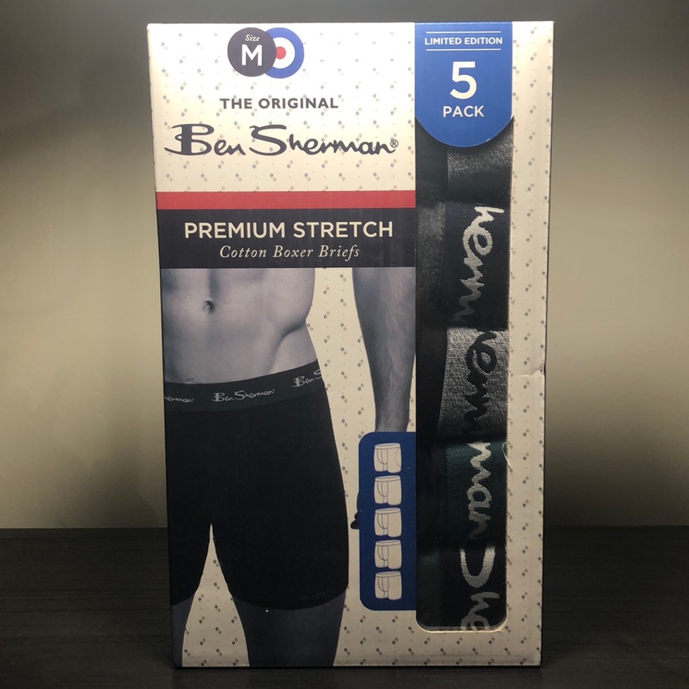 Ben Sherman Premium Stretch Cotton Boxer Briefs